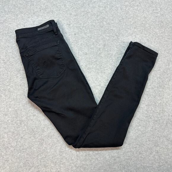 Citizens of Humanity Womens 28 Black Skinny Leg Stretch Denim Low Rise Zip Fly - Picture 4 of 14